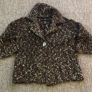 Mercer & Madison Kids Textured Brown Jacket
